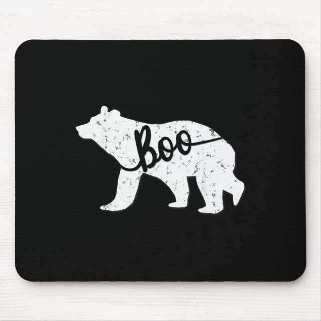 Funny Boo Bear Nickname Matching Shirt  Mouse Mat (Front)