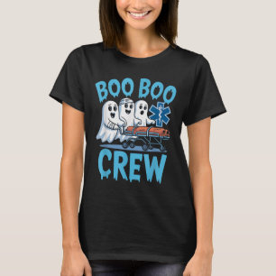 Funny Boo Boo Crew Emt Nurse Halloween Costumes Me T-Shirt