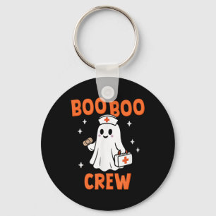 Funny Boo Boo Crew Halloween Nurse Key Ring