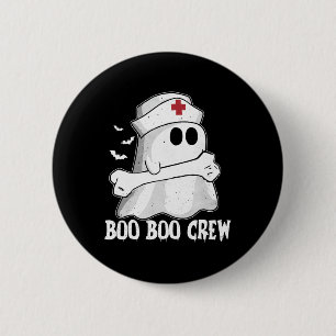 Funny Boo Crew Nurse Shirt Nurse Ghost Women Hallo 6 Cm Round Badge