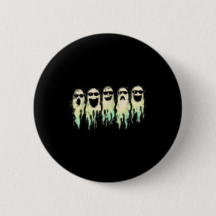 Funny Boo Cute Ghost Halloween Soky Fall Season Vi 6 Cm Round Badge