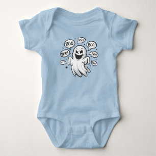Funny Boo Ghost Baby Bodysuit
