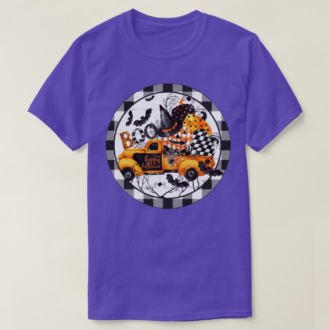 Funny Boo Gnome Truck T-Shirt (Design Front)