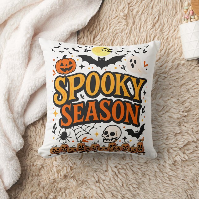Funny boo Halloween  Cushion (Blanket)
