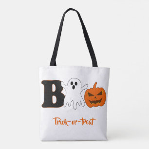 Funny Boo Halloween Tote Bag