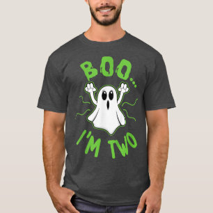 Funny' Boo I'm 2 Halloween Costume Ghost T-Shirt