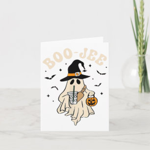 Funny Boo-jee Ghost Halloween Boo Jee Ghost Spooky Card