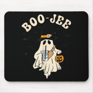 Funny Boo-JEE Ghost Halloween Boo JEE Ghost Spooky Mouse Mat
