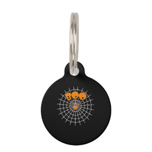 Funny Boo Spider Web Halloween Long Sleeve Pet Tag