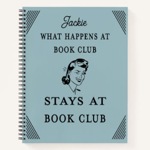 Funny Book Club Quote Personalised 