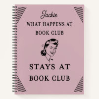 Funny Book Club Quote Personalised