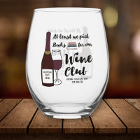 Funny Book Group Really Wine Club Custom