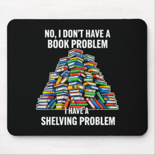 Funny book humor nerd reading quote for literature mouse mat