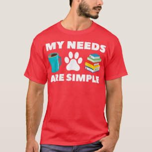 Funny book lover Coffee Dog Book T-Shirt