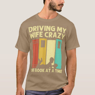 Funny Book Lover Design Men Dad Reading Readers Li T-Shirt