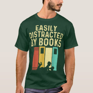 Funny Book Lover Design Men Women Reading Readers T-Shirt