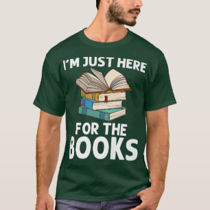 Funny Book Lover Designs For Men Women Librarian R T-Shirt