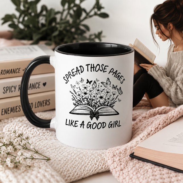 Funny Book Lover Gift for Her Reader Coffee Cup  (Creator Uploaded)