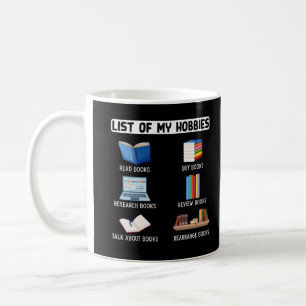 Funny Book Lover Humour Bookworm Reading Coffee Mug