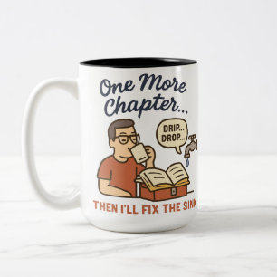 Funny Book Lover Mug – One More Chapter