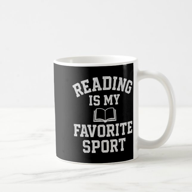 Funny book lover reading for teachers students coffee mug (Right)