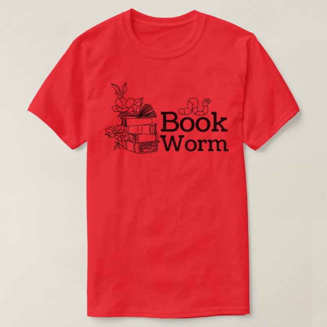 Funny Book Lover  Reading Nerd  Classic Bookworm  T-Shirt (Design Front)