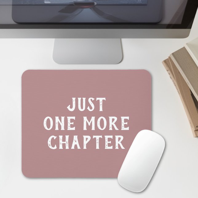 Funny Book Lover Saying Dusty Pink Mouse Mat (Creator Uploaded)