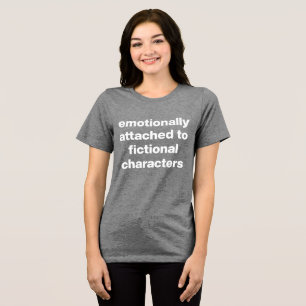 Funny Book Lovers Quote in Modern Typography Tri-Blend Shirt