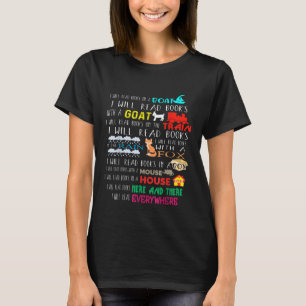 funny book lovers word art T-Shirt