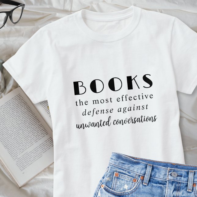 Funny Book Nerd Introvert Bookish Bookworm Saying T-Shirt (book nerd book lovers reading quote funny saying tshirts for introvert shy women men him her them)