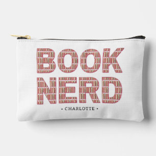Funny Book Nerd Quote For Reader's Personalised Accessory Pouch