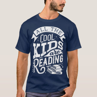 Funny Book Reading Graphic Women Kids Book Lover L T-Shirt