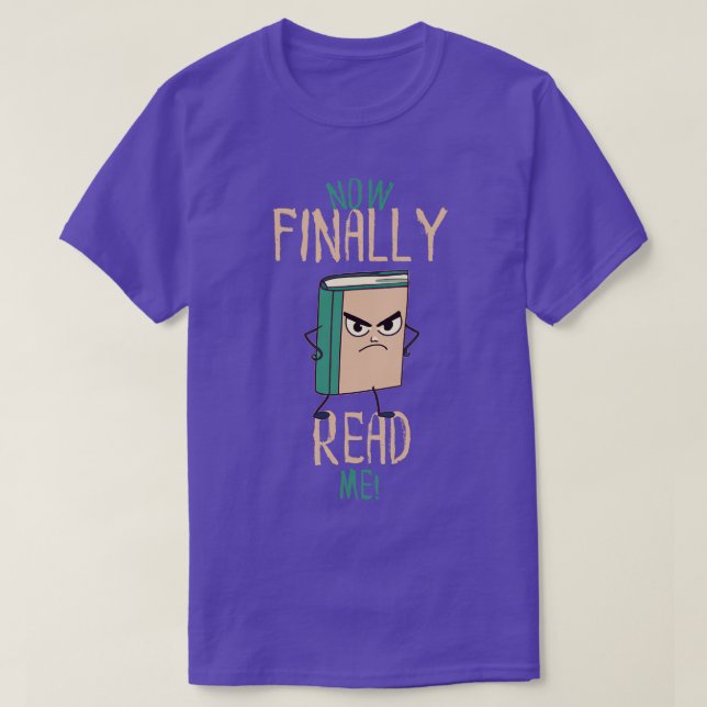 Funny Book Reading Procrastination Procrastination T-Shirt (Design Front)