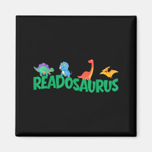 Funny book readosaurus dinosaur books library magnet