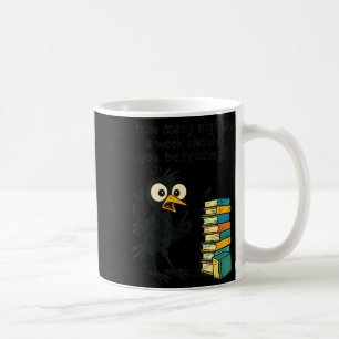 Funny Bookworm 6 7 Meme Design _ Reading Nights Hu Coffee Mug