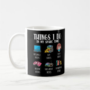 Funny Bookworm Author Novel Reading Book Lover Coffee Mug