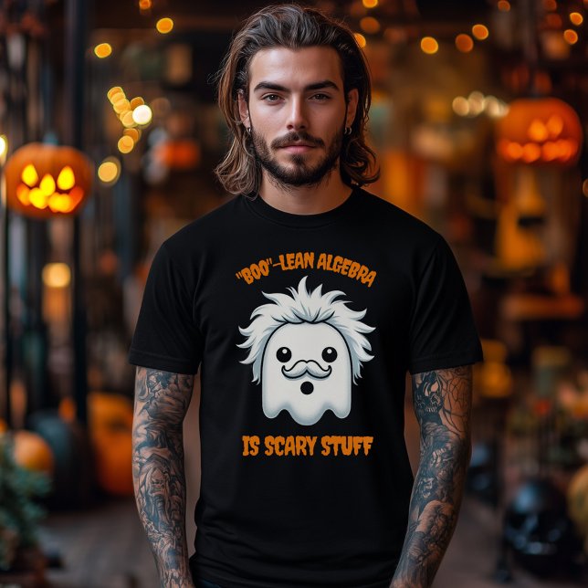 Funny Boolean Algebra is Scary Stuff T-Shirt (Boolean Algebra is Scary Stuff T-Shirt Cover Photo)