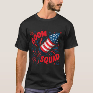 Funny boom squad america safety director T-Shirt