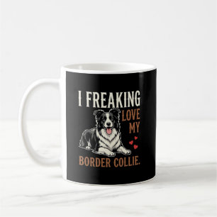 Funny Border Collie Love Dog Coffee Mug