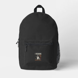 Funny Border Collie Love Dog Printed Backpack