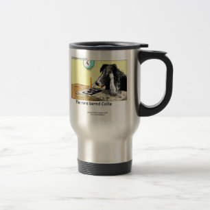 Funny Border Collie Travel Mug