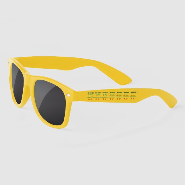 Funny Born In The Sixties Design, Sunglasses (Left)