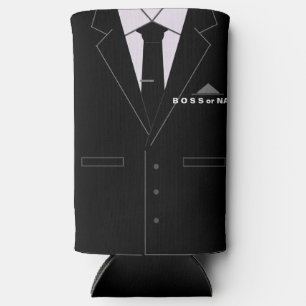 Funny Boss Can Coolers Personalized Name Text
