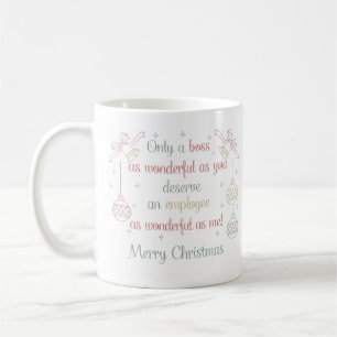 Funny Boss Christmas Gift Coffee Mug