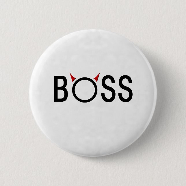 Funny Boss Gifts 6 Cm Round Badge (Front)