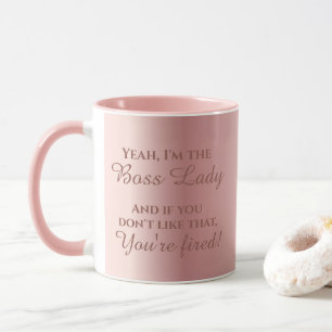 Funny Boss Lady Coffee Mug Humourous Boss Gift