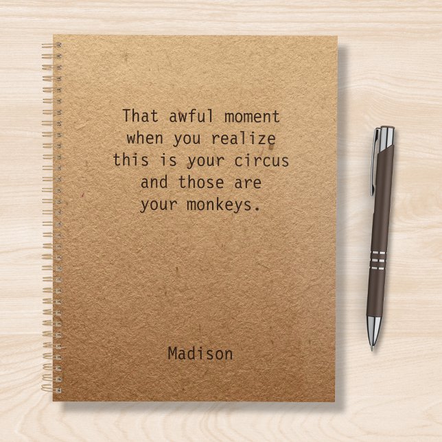 Funny Boss Manager Personalised Notes Office Planner (Creator Uploaded)