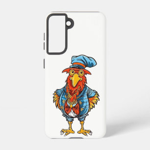 Funny Bossy Cartoon Rooster Samsung Galaxy Case