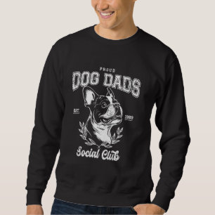 Funny Boston Terrier Dad Tee, Retro Vintage Boston Sweatshirt