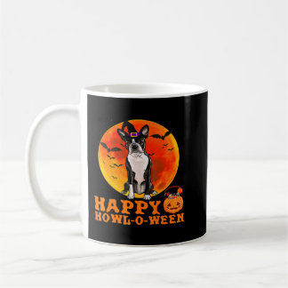 Funny Boston Terrier Dog Halloween Coffee Mug